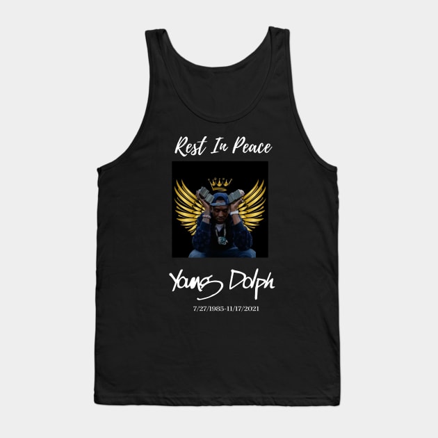 Rest in peace Young dolph Tank Top by TEHAGE